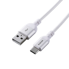 ELECOM USB2.0 Cable Type-A to Type-C/MPA-ACASAN/0.5m/1m/2m/Black/White