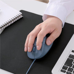 ELECOM EX-G Wired Silent Mouse/ Basic Mice/ Ergonomic Design/ 5 Buttons/ 3 Sizes M-XGM/S30UBSK Series