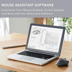 ELECOM EX-G Wireless Silent Mouse/ Basic Mice/ Ergonomic Design/ 5 Buttons/M-XGS/M/L30DBSK Series