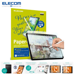 ELECOM SMOOTH PAPER-LIKE Film for iPad Air Mini Pro 2018 - 2024/ Anti-reflection Screen Protector/ iPad Screen Protector