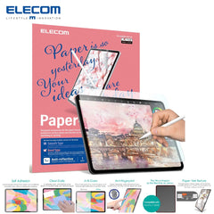 ELECOM BOND PAPER-LIKE Film for iPad Air Mini Pro 2018-2024 / Anti-reflection Screen Protector