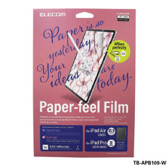 ELECOM BOND PAPER-LIKE Film for iPad Air Mini Pro 2018-2024 / Anti-reflection Screen Protector