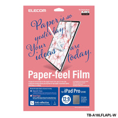ELECOM BOND PAPER-LIKE Film for iPad Air Mini Pro 2018-2024 / Anti-reflection Screen Protector