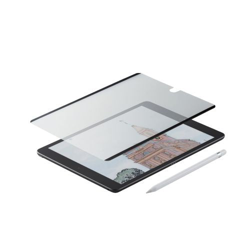 ELECOM (Smooth) Detachable Paper-Like Film For iPad 7.9/ 10.2/ 10.9/ 12.9inch  For Drawing (Nano Suction)