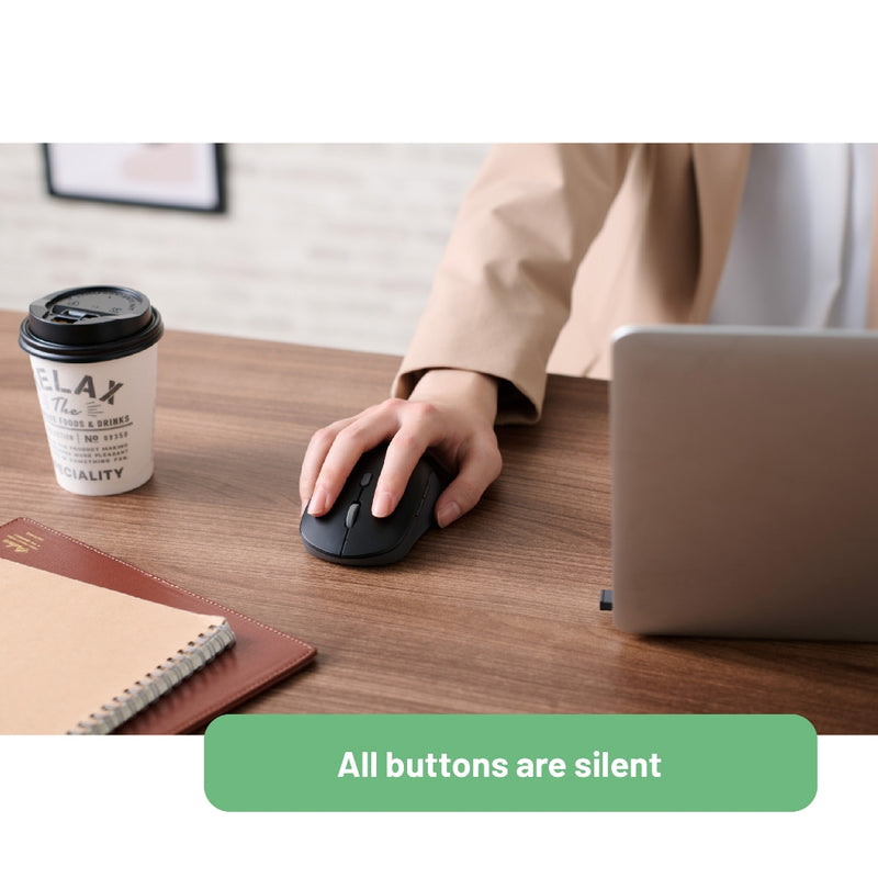 OSMOD Six Duo Connection Mouse/ MY30 Series/Bluetooth/ USB Wireless/Multi-pairing /Silent