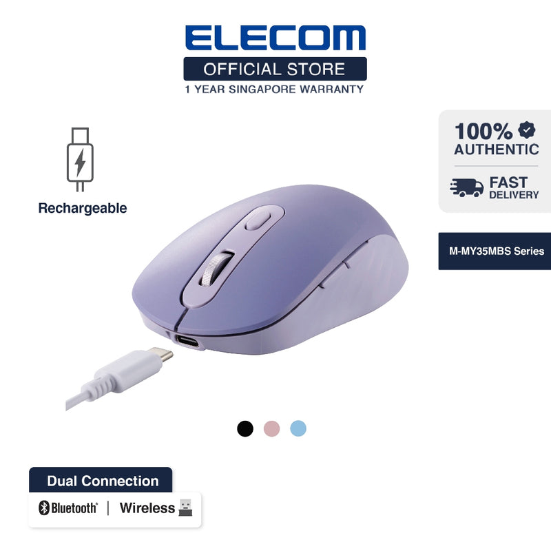 OSMOD Six Duo Connection Rechargeable Mouse/ MY35 Series /Bluetooth/USB/Multi-pairing/Silent