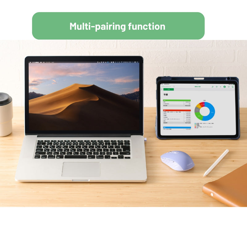 OSMOD Six Duo Connection Rechargeable Mouse/ MY35 Series /Bluetooth/USB/Multi-pairing/Silent