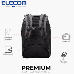 Premium Large Camera Backpack/ Waterproof/ Rain Cover/ Inner Case BM-OFC01 Series