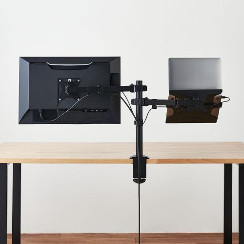 Double Monitor & Laptop Arm (Long Type) DPA-DL04BK Series