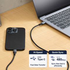 ELECOM USB2.0 Cable Type-C to C/20V/5A(100W)/MPA-CCASAN/0.5m/1m/2m/Black/White/Resistant to breakage