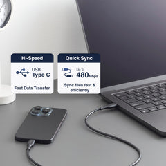 ELECOM USB2.0 Cable Type-C to C/48V/5A(240W)/MPA-CCASPE/0.5m/1m/2m/Black/White/Resistant to breakage