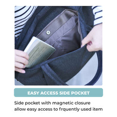 ELECOM New Off Toco Tote Bag BM-OFTB Series/RFID Protection Anti-skimming Pocket/Business Bag/Medium/Large/Gray/Black