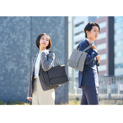 ELECOM New Off Toco Tote Bag BM-OFTB Series/RFID Protection Anti-skimming Pocket/Business Bag/Medium/Large/Gray/Black