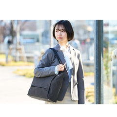 ELECOM New Off Toco Tote Bag BM-OFTB Series/RFID Protection Anti-skimming Pocket/Business Bag/Medium/Large/Gray/Black