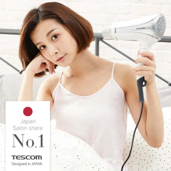 ELECOM Tescom 2 Way Nozzle Negative Ion Hair Dryer TID1100SG/High Power 1500W/2 Settings/Easy Care