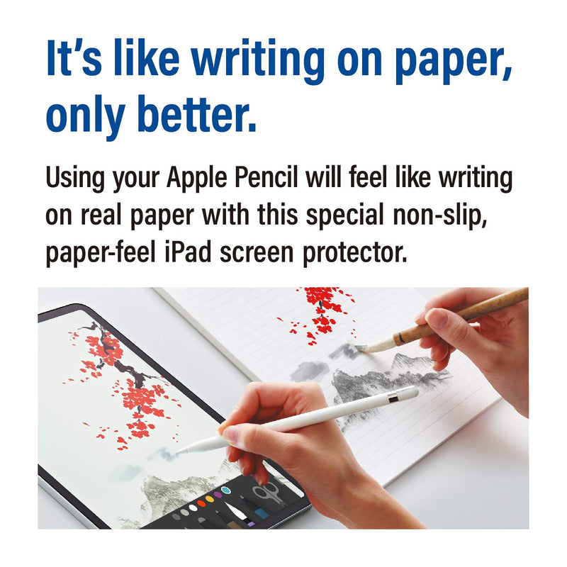Screen Protector/ Paper-Like Film For iPad "Bond" (Pink) For Drawing