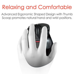 Wireless Trackball Mouse For Left-Handed M-XT4DR Series