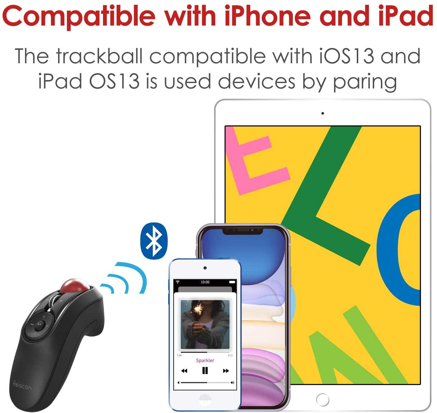 Bluetooth Handy Trackball Mouse/ Remote M-RT1BRX Series | Elecom ...