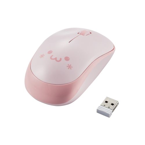 2.4GHz Wireless Silent Mouse/ Basic Cute Mice/ 3 Buttons SHIRO CHAN M-IR07DRS Series