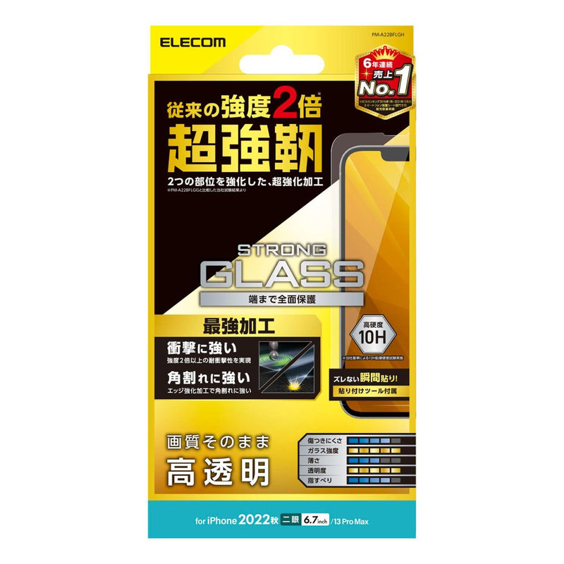 iPhone 14/ 14 Plus/ 14 Pro/ 14 Pro Max Glass Screen Protector Durable/ Clear PM-A22AFLGH Series