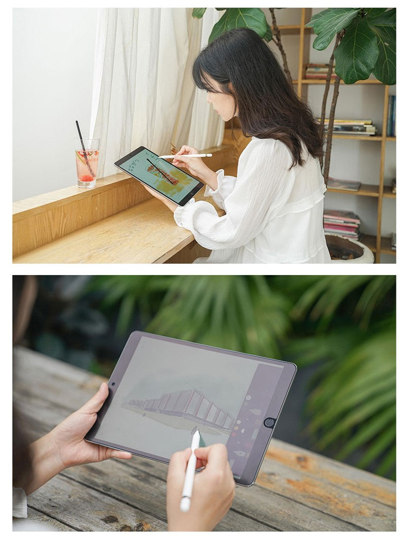 Screen Protector/ Paper-Like Film For iPad "Smooth" (Green) For Drawing