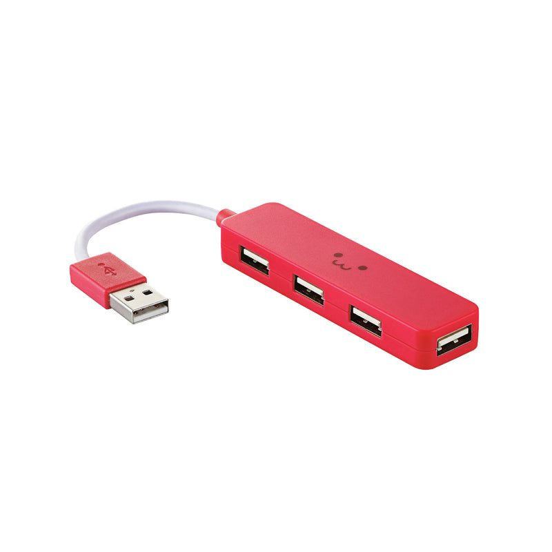 USB Hub 2.0 4-Port Compact Type U2H-SN4NB Series (3 Colors)